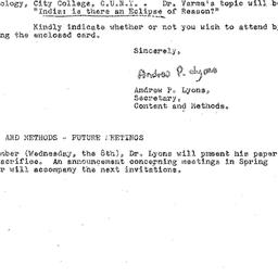 Announcements, 1976-11-10. ...