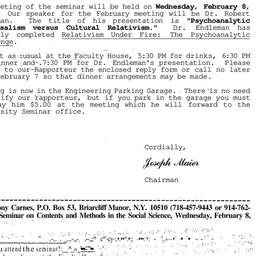 Correspondence, 1995-01-26....