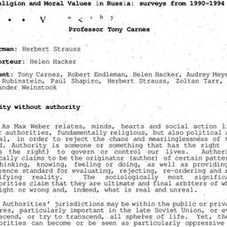 Speaker's paper, 1995-0...