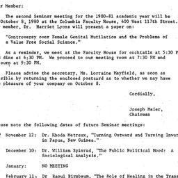 Correspondence, 1980-10-01....