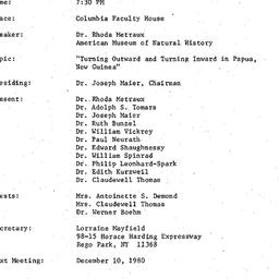 Minutes, 1980-11-12. Conten...