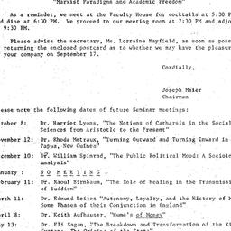 Announcements, 1980-09-17. ...