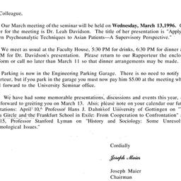 Correspondence, 1996-02-26....