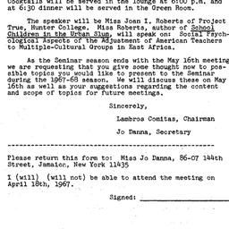 Correspondence, 1967-04-04....