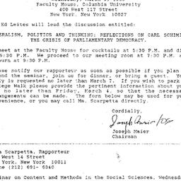 Announcements, 1988-03-09. ...