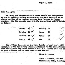 Correspondence, 1963-08-01....