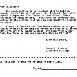 Correspondence, 1963-03-09....
