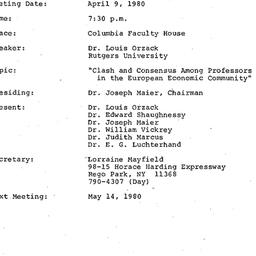 Minutes, 1980-04-09. Conten...