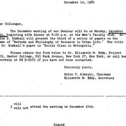 Correspondence, 1964-12-10....