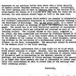 Announcements, 1956-02-03. ...