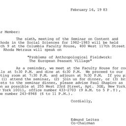 Correspondence, 1982-12-16....