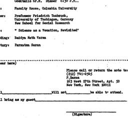 Announcements, 1973-03-07. ...