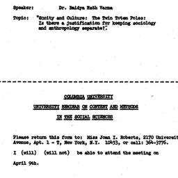 Announcements, 1968-04-09. ...