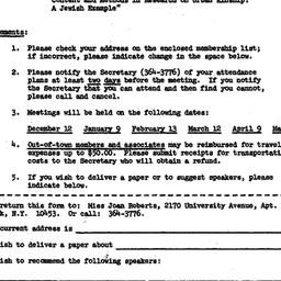 Announcements, 1967-11-14. ...