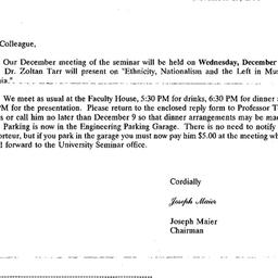 Correspondence, 1996-11-29....