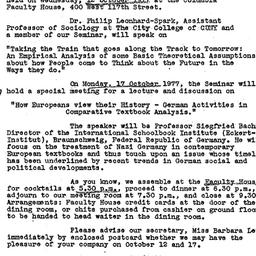 Correspondence, 1977-09-30....