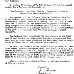 Correspondence, 1977-09-30....