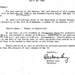 Correspondence, 1978-04-26....