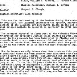 Minutes, 1958-04-21. Conten...