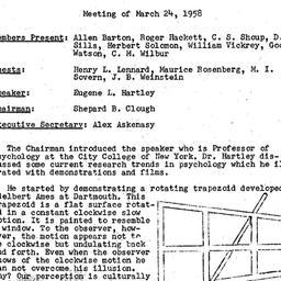 Minutes, 1958-03-24. Conten...