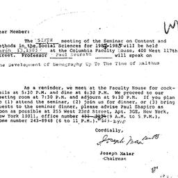 Correspondence, 1985-02-12....