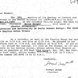 Correspondence, 1984-11-12....