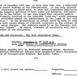 Announcements, 1975-12-02. ...