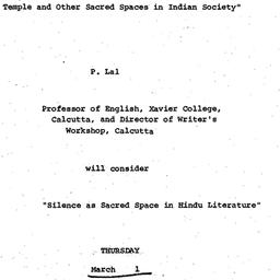 Announcements, 1979-03-01. ...