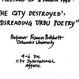 Announcements, 1990-03-06. ...