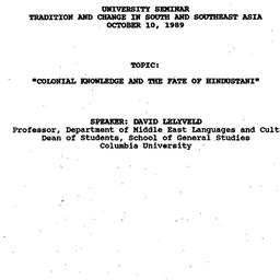 Minutes, 1989-10-10. South ...