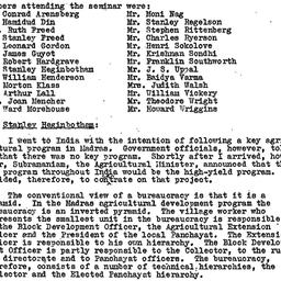 Minutes, 1969-01-20. South ...