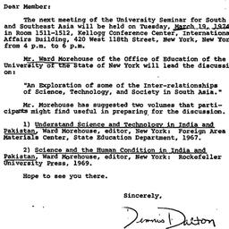Announcements, 1974-03-07. ...