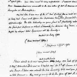 [Document, 1781 September 28]
