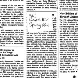 Related publication, South ...