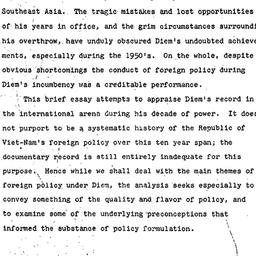 Speaker's paper, 1965-1...