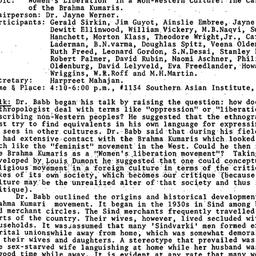 Minutes, 1981-11-10. South ...