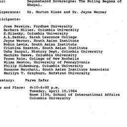 Minutes, 1984-04-10. South ...