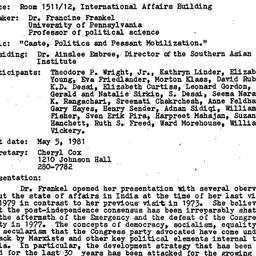 Minutes, 1981-04-07. South ...