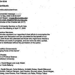 Minutes, 2000-04-17. South ...