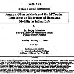 Announcements, 2000-01-31. ...