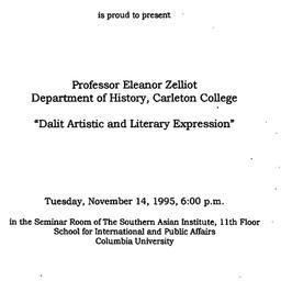 Announcements, 1995-11-14. ...