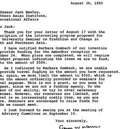 Correspondence, 1996-08-30....