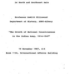 Minutes, 1987-11-10. South ...