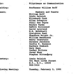 Minutes, 1979-12-04. South ...