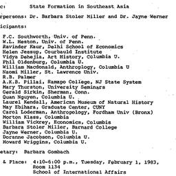 Minutes, 1983-02-01. South ...