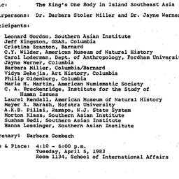 Minutes, 1983-04-05. South ...