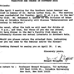 Announcements, 1968-04-11. ...