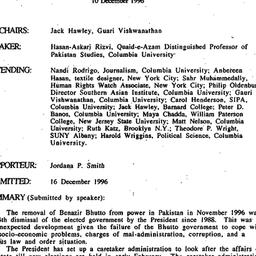 Minutes, 1996-12-10. South ...