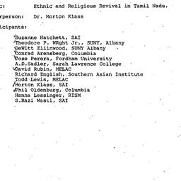 Minutes, 1984-11-13. South ...