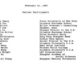 Minutes, 1990-02-14. Neo-Co...